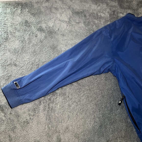 Vintage Men's Izod Xfg V-Neck Blue Sweater SZ L Polyester & Nylon - Picture 16 of 16